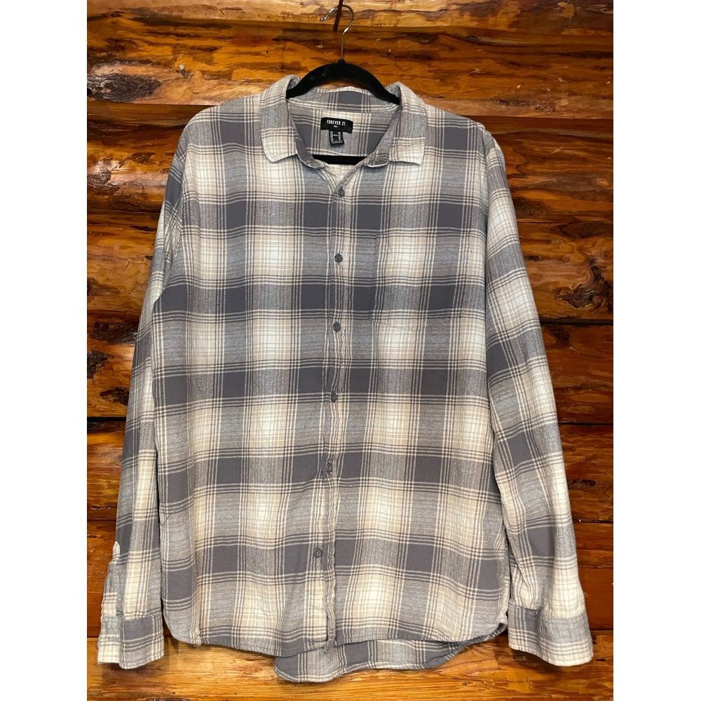 Forever 21 Men Long Sleeve Shirt‎ Size XL
